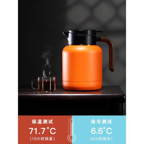 尚明焖茶壶家用温显保温壶不锈钢大容量闷茶老白茶泡茶焖壶