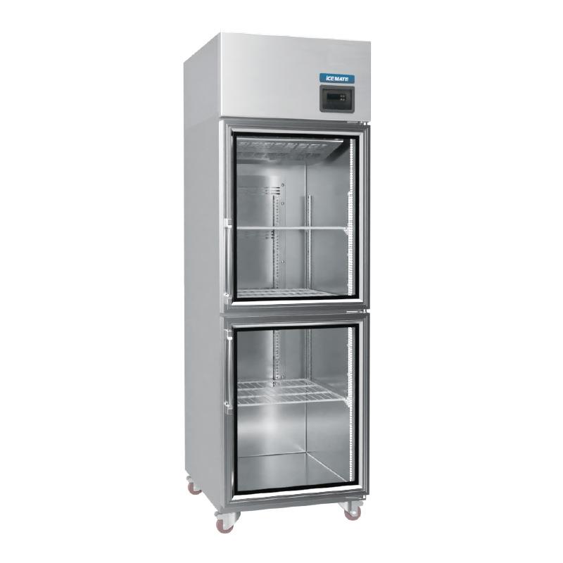 星崎ICEMATE艾世铭XR-128A-LG双开门玻璃门展示柜冰箱立式冰柜