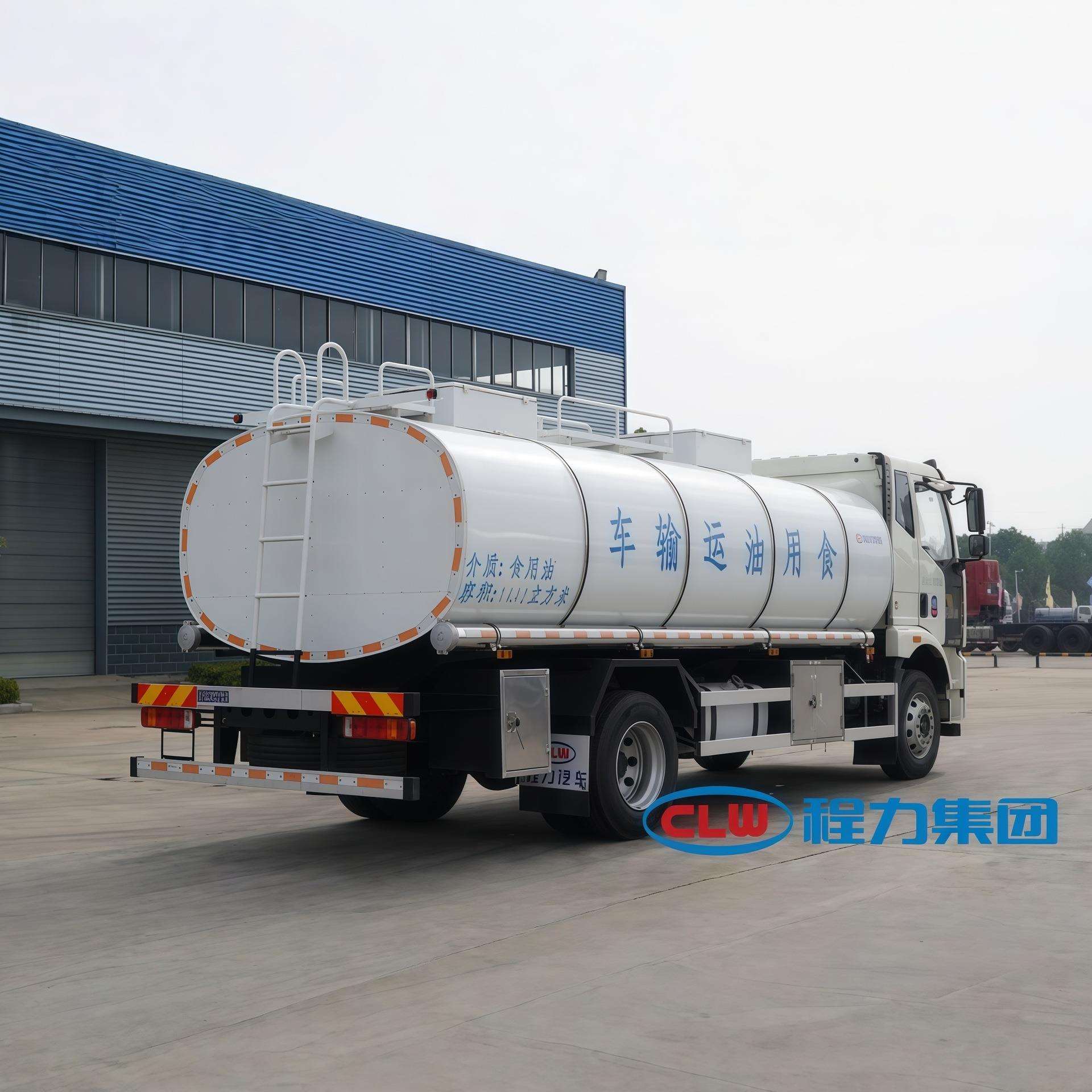 新款单桥食用油不锈钢运输车 油罐车生产厂家 加柴油汽油运输车