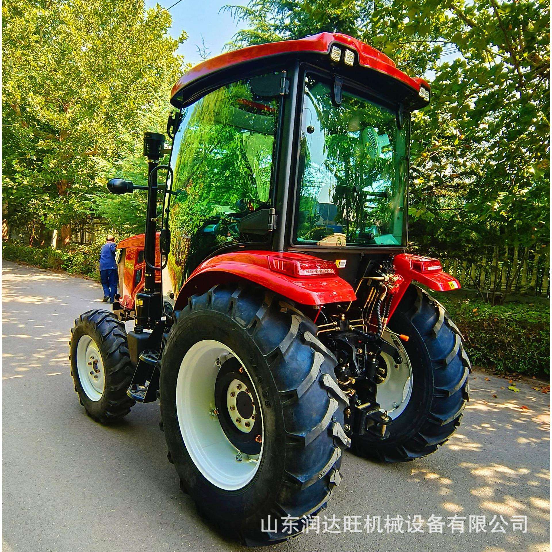 潍坊604 704大后桥农用拖拉机水旱两用旋耕机山地丘陵四驱拖拉机
