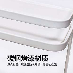 厨房调料品置物架高颜值高级台面式窄款小尺寸架子新款转角调料架