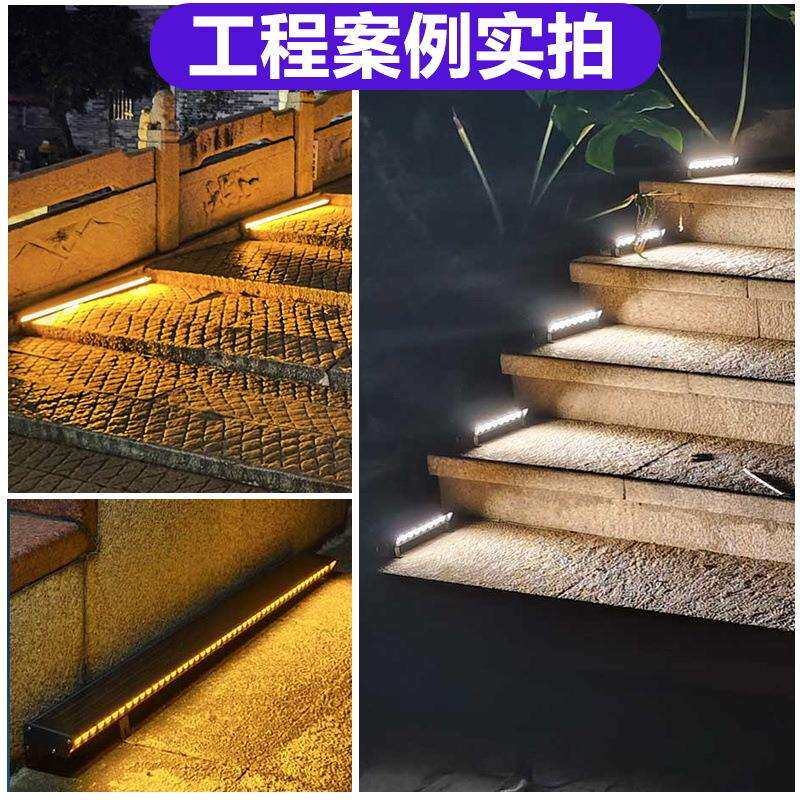 太阳能洗墙灯户外防水LED步道灯花园围墙室外墙线条灯氛围庭院灯