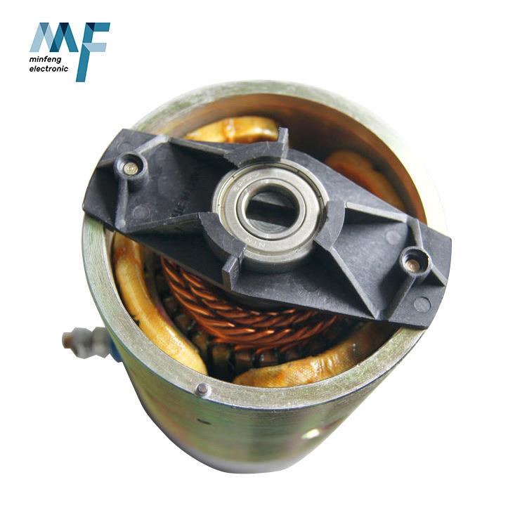 12V 24V自卸车环保环卫车渣土车液压动力单元电动油泵电机 凹槽