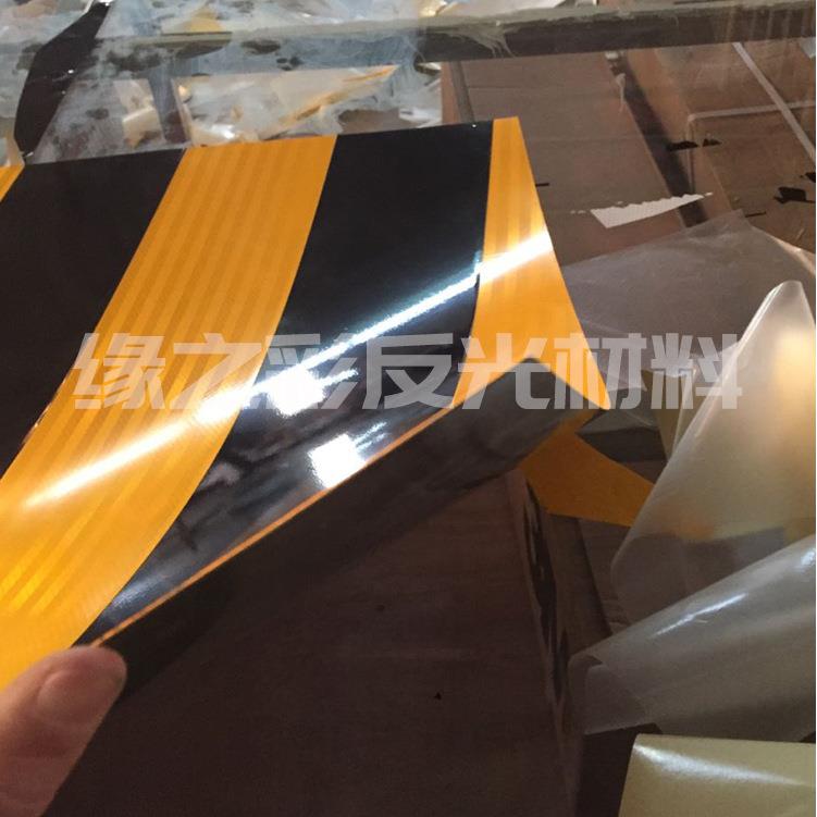 隧道口反光环高速公路隧道洞口黄黑铝背基反光膜铝板立面标记其他