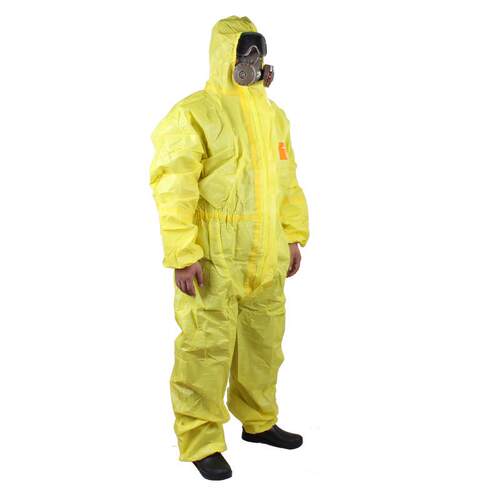 微护佳MC3000连体轻型防护服化工化学耐酸防酸碱c级防化服工作服