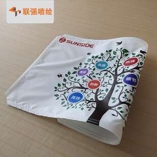 深圳UV喷绘工厂制作拉膜弹力布 无边框卡布灯箱 高精度UV软膜喷绘