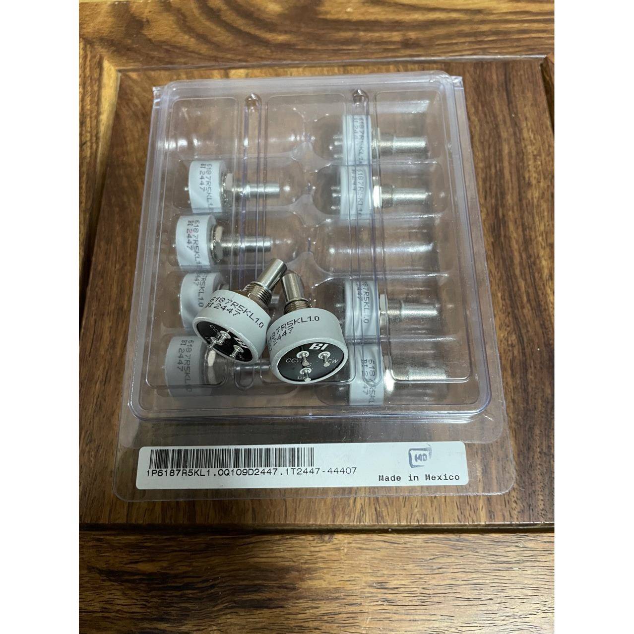360度无级限旋转电位器BI可调精密电位器6187R10KL1.0导电