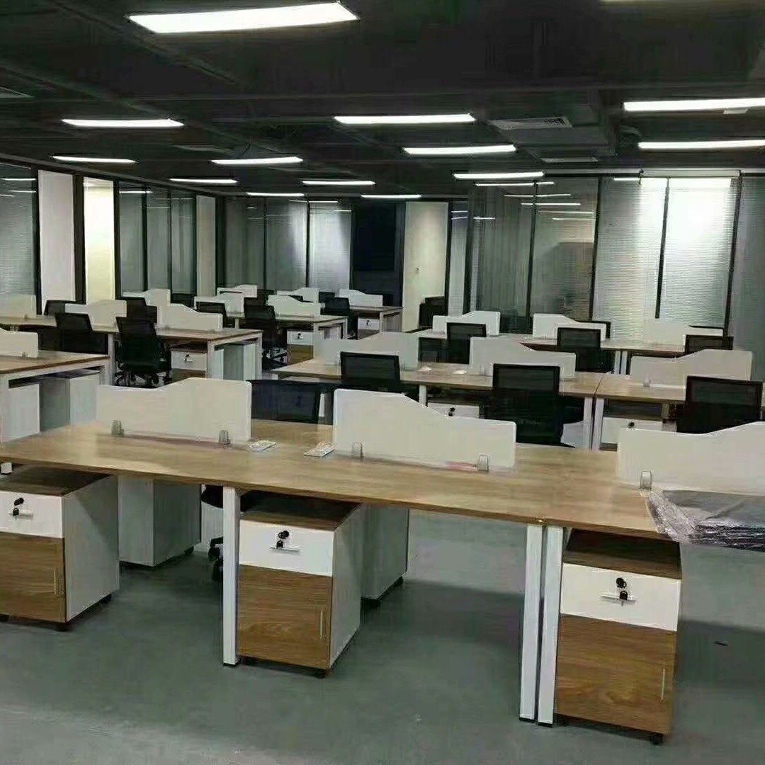 职员办公桌卡座简约现代2/4/6人屏风位新办公家具组合四人位现货