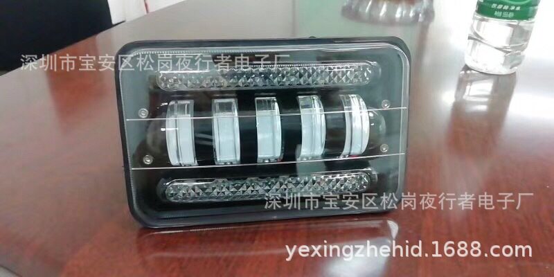 50W LED爆闪 45W工作灯 带日行灯5寸4寸方灯检修灯叉车灯越野车灯