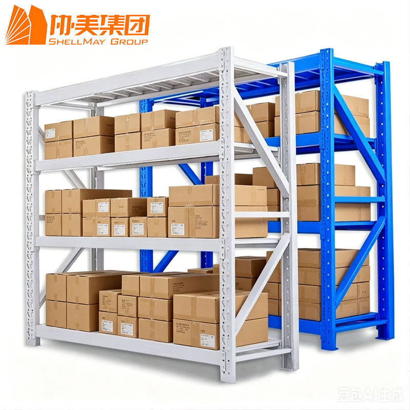 协美货架重型仓储架中型超强承重家用超市库房快递仓库多层储物架