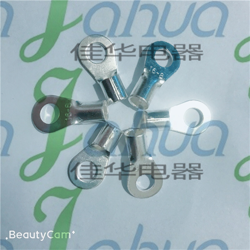 OT16-8裸端头圆形冷压端子线鼻子紫铜