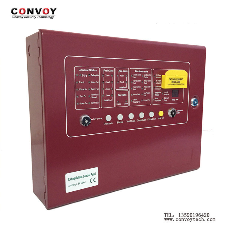 厂家直销气体灭火控制器英文版 Fire Fighting Control Panel