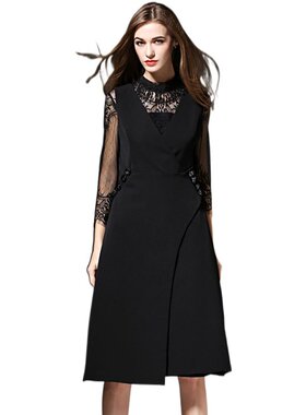 奈昕让您穿着好看个性化私人订制 25435 new dress气质名媛复古风