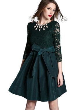 奈昕让您穿着漂亮个性化私人订制 80517 new dress名媛小香风蕾丝