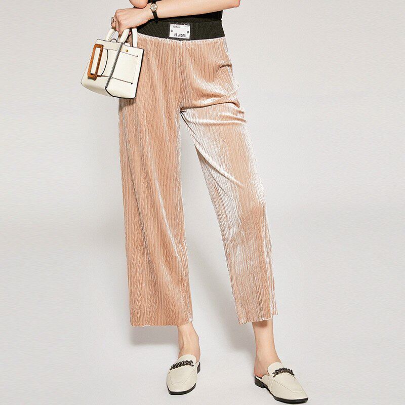 奈昕任您随心所欲个性化私人定制款式颜色花色码数62642丝绒裤