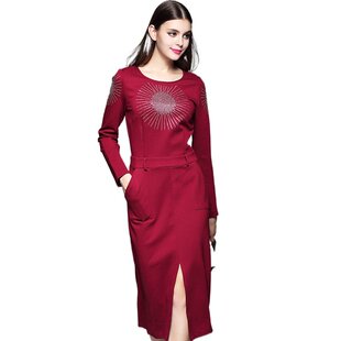 奈昕让您穿着好看个性化私人订制 24718 new dress时尚潮流女装镶