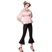 化私人订制 32889 百搭纯色微喇裤 奈昕让您穿着漂亮个性 九分裤 春