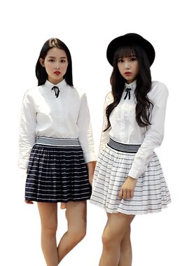奈昕让您穿着漂亮个性化私人订制 23504 suit学院风女装衬衫#洋气