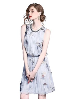 奈昕让您穿着好看个性化私人订制 25549 new dress秋季新品灰色圆