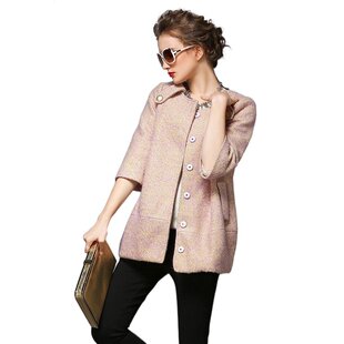 奈昕让您穿着好看个性化私人订制 24817 Woolen coat高端时装新款