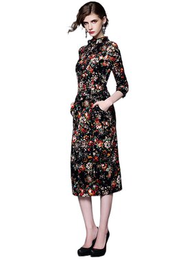 奈昕让您穿着漂亮个性化私人订制 96213 new dress民族格调收腰显