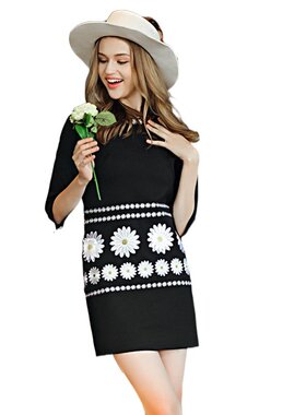 奈昕让您穿着好看个性化私人订制 25027 new dress高端时装新款刺