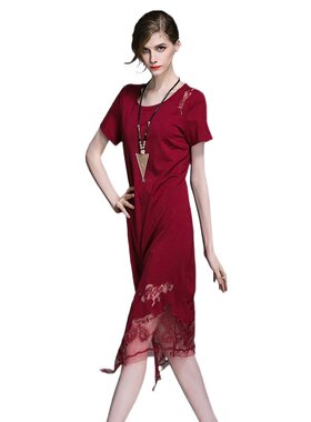 奈昕让您穿着好看个性化私人订制 22327 new dress夏新款时装短袖