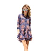 化私人订制 3154欧美范时尚 新装 奈昕让您穿着好看个性 V领七分袖 收