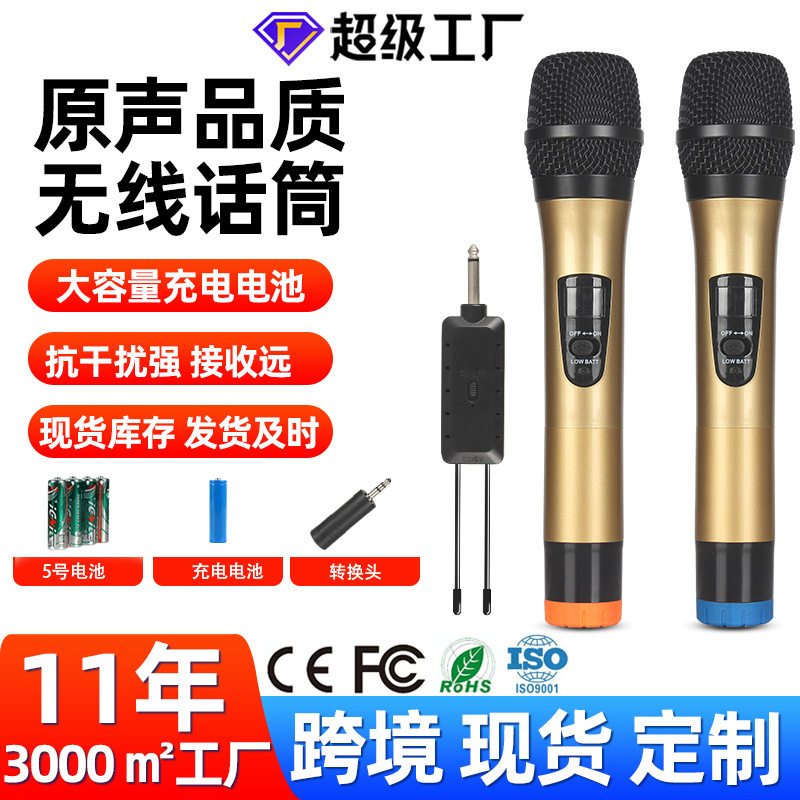 一拖二动圈降噪领夹麦套装