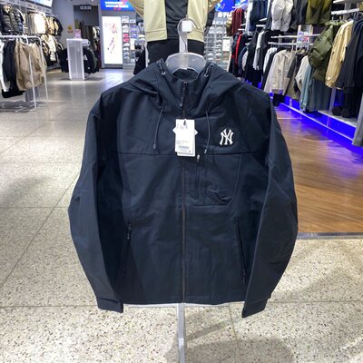 MLB 男女春季舒适百搭运动服户外休闲夹克防风衣外套3AWJB0361