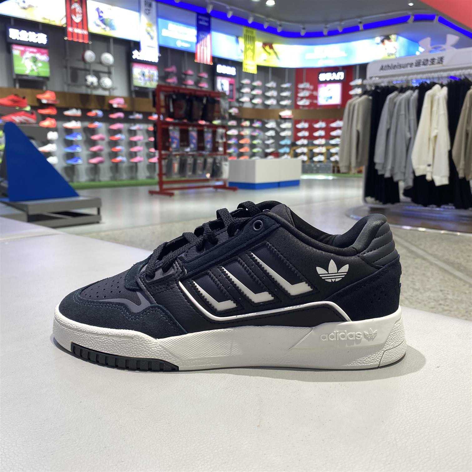 阿迪达斯男女侣复古牛皮低帮防滑耐磨轻便透气舒适休闲鞋鞋KI3416