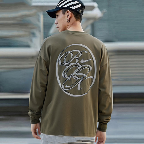 Nike耐克男装秋冬保暖防风圆领运动服套头衫后背印花卫衣HJ3345