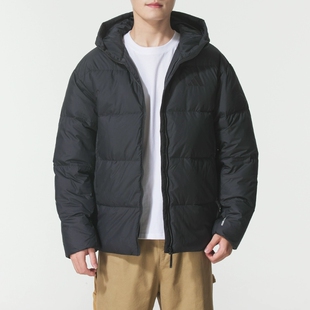 阿迪男士2025新款舒适连帽保暖防风休闲百搭运动时尚羽绒服KC2478