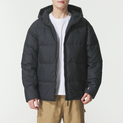 阿迪男士2025新款舒适连帽保暖防风休闲百搭运动时尚羽绒服KC2478