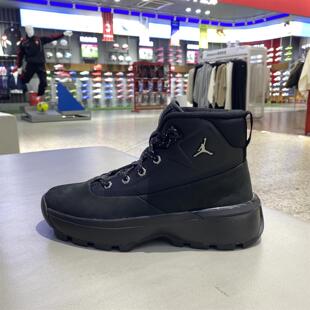 耐克牛皮高帮篮球鞋男款2025新款青少年男式运动鞋秋冬保暖HV4580