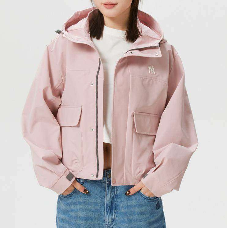 MLB女子26春季款百搭时尚休闲运动冲锋衣夹克短款外套 3FWJB0161,户外/登山/野营/旅行用品,冲锋衣,淘宝优惠券,粉丝福利购,淘宝优惠卷