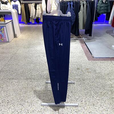 安德玛男女款舒适团队款速干梭织休闲运动训练直筒长裤22500706