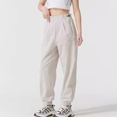 adidas阿迪达斯女子宽松版型时尚防晒运动裤JZ2332 JZ2333 JZ2334