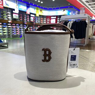 MLB男女情侣26春季潮流水桶包时尚经典百搭休闲单肩包3ABMB016N