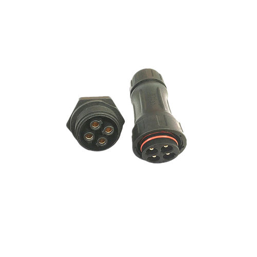 利路通供应大功率航空接头M45 螺丝拧线 70A大电流升降机连接器