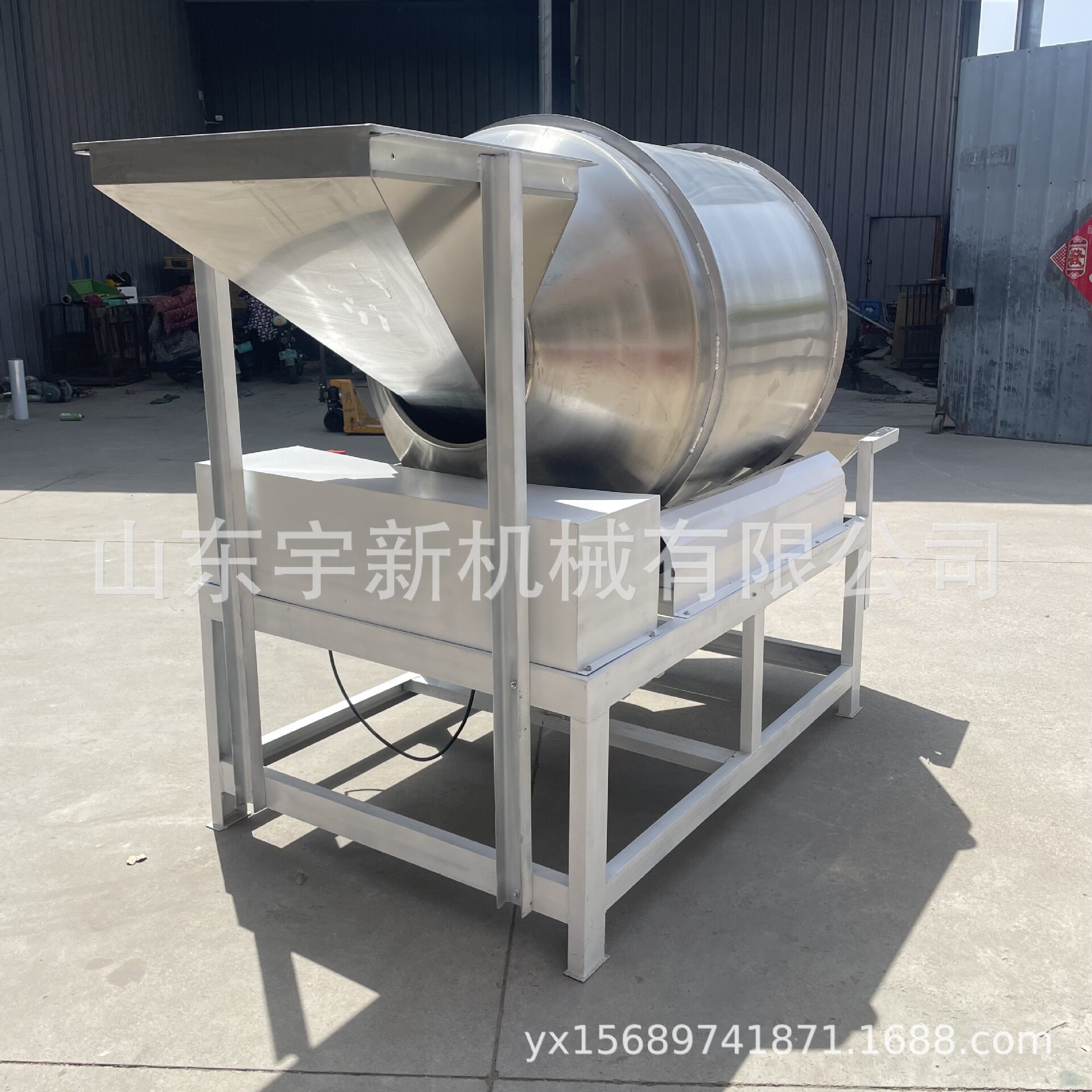 萝卜条拌料机牛蒡丝滚筒搅拌机桔梗酱菜调味拌料桶