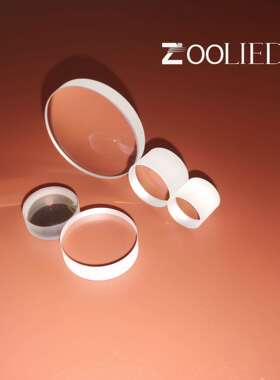 K9平凸透镜D25.4mm F25 F50 F75 F100 F125 F150mm 镀膜AR@1064nm