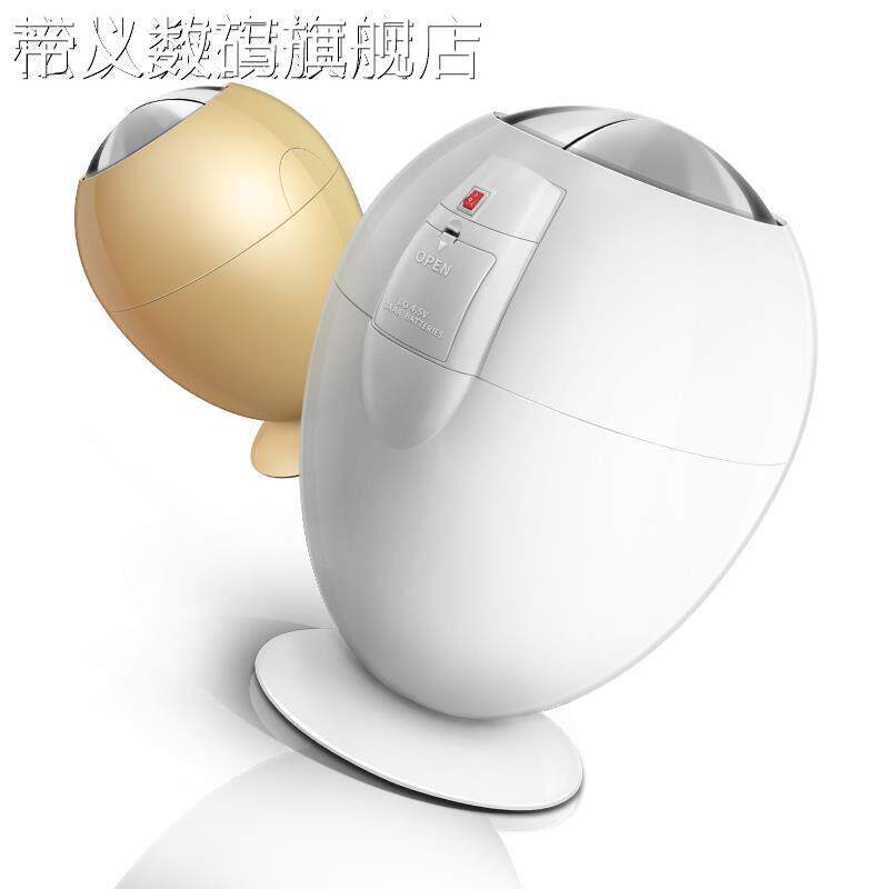 帝义松从凝北能创意智应简约垃圾桶家用客厅感自动电动ins风带盖子高颜值欧筒盖布