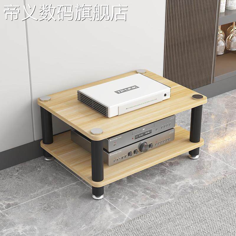 帝义家用多层功放机架音响支架hifi多功能电视机CD胆机架简易盖布