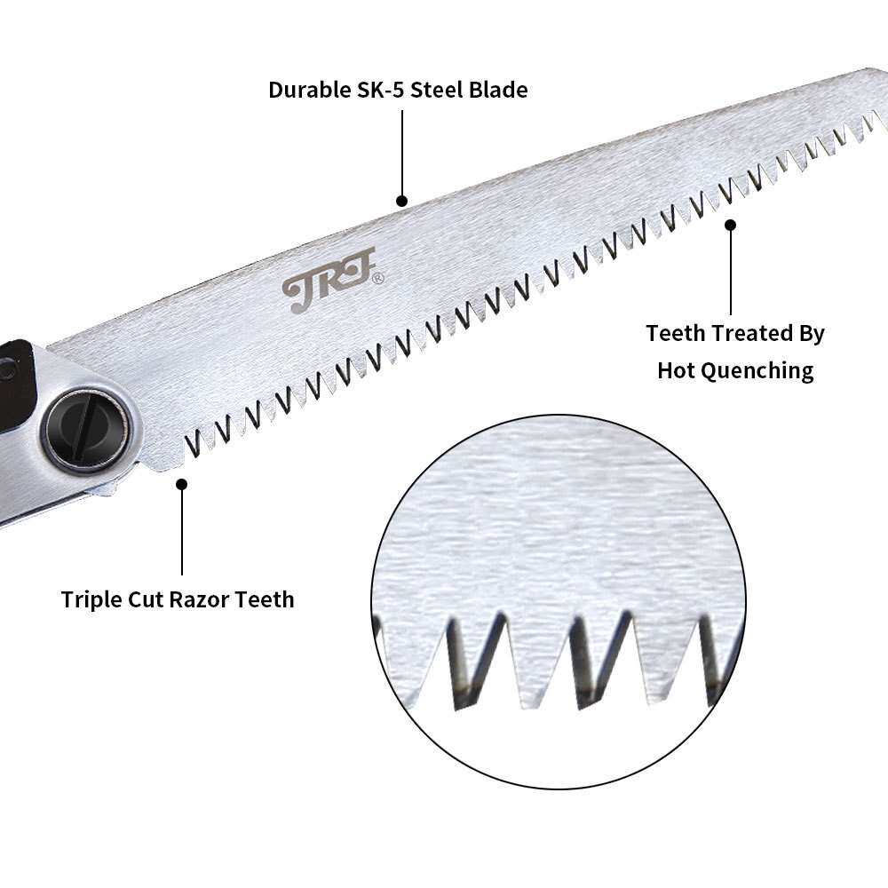 Folding Saw Heavy Duty Extra Long 9 Inch Blade Pruning Saw