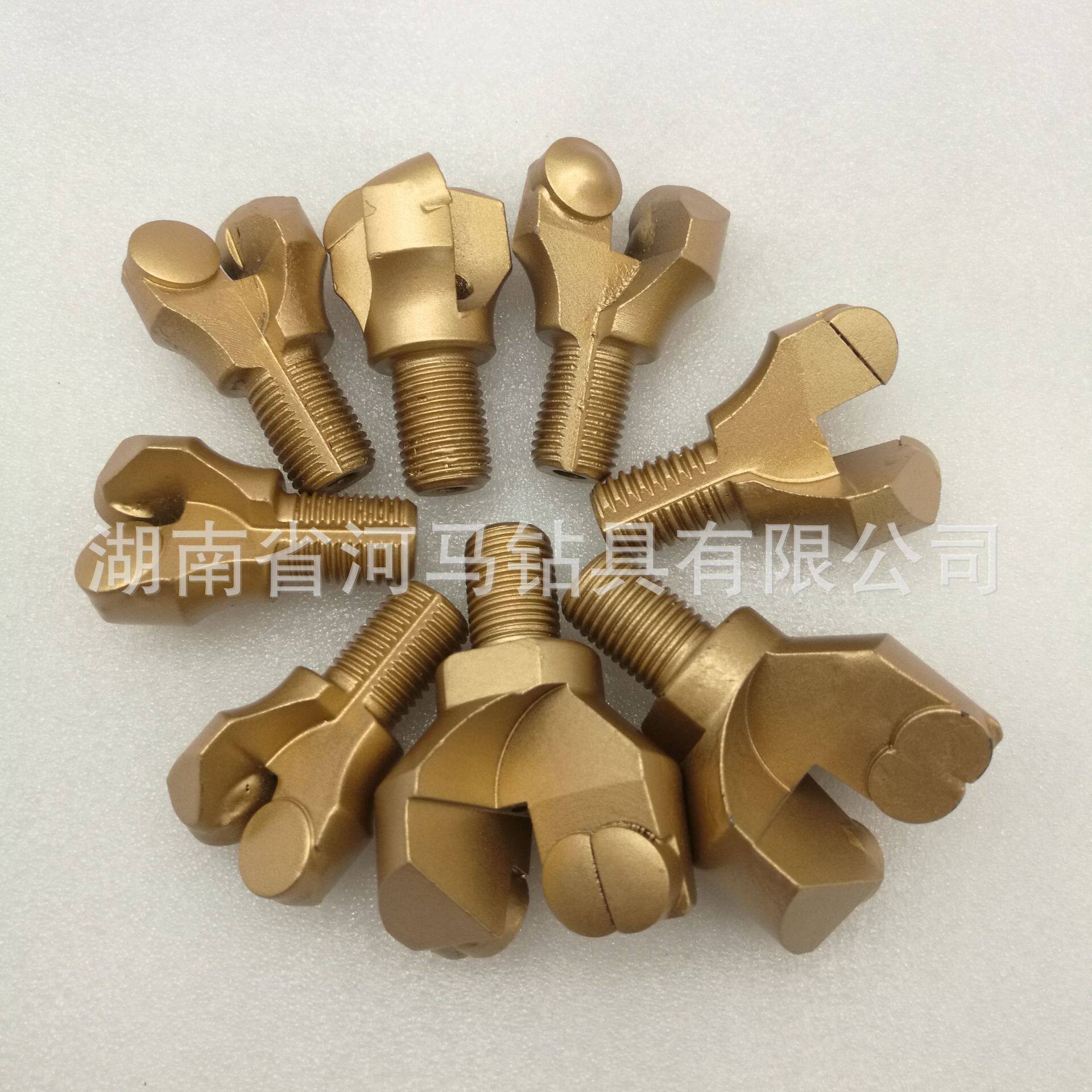 厂家直销42煤矿瓦斯用两翼锚杆切片平片全片金刚石复合片pdc钻头