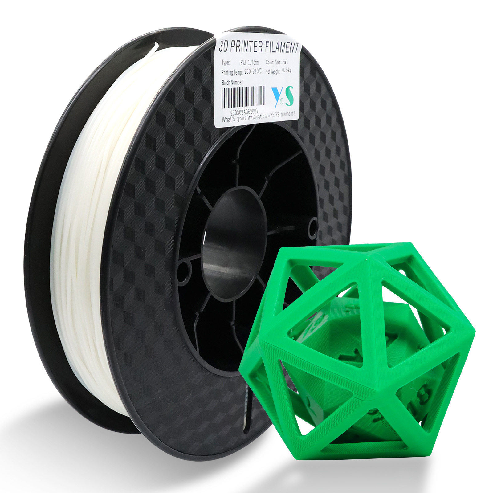 优塑YousuPVA水溶性支撑3D打印耗材泡水可剥离0.5kg