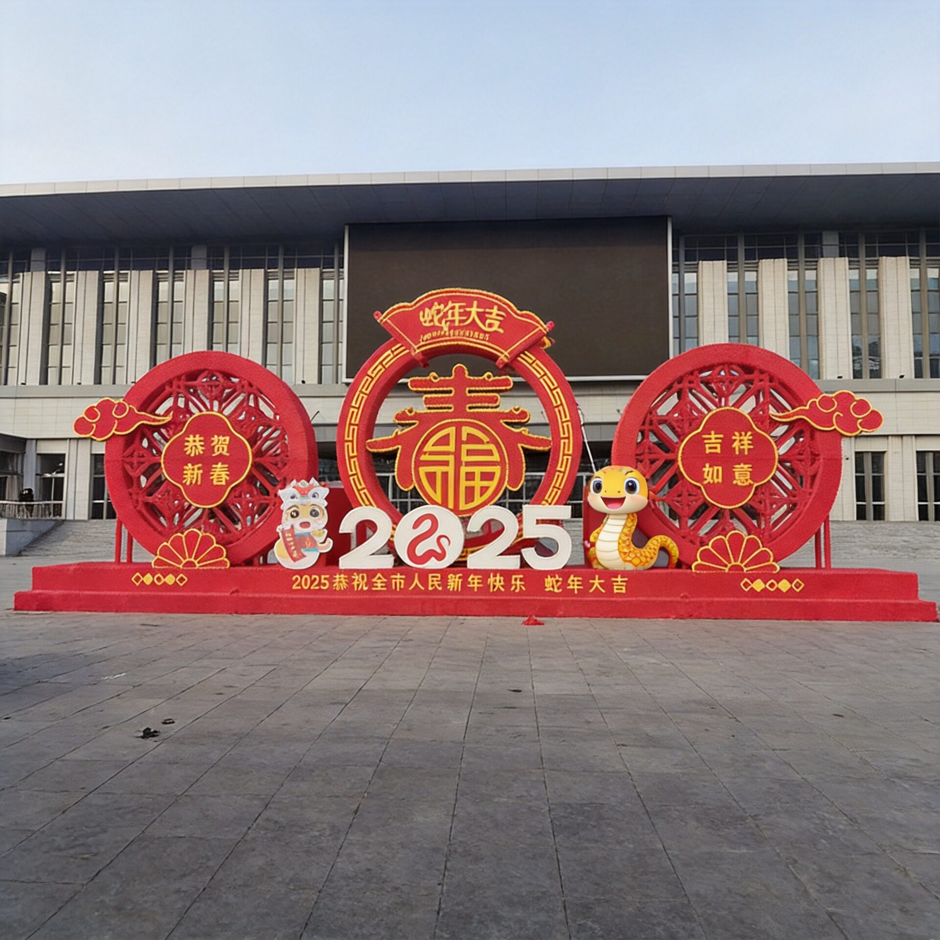大型绿雕仿真工艺品春节公园广场户外创意景观动植物绿雕草雕摆件