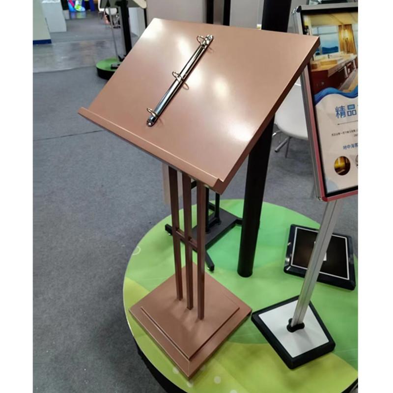 餐厅门口立式翻页菜单菜谱架售楼部合同文件公示资料架展示架子