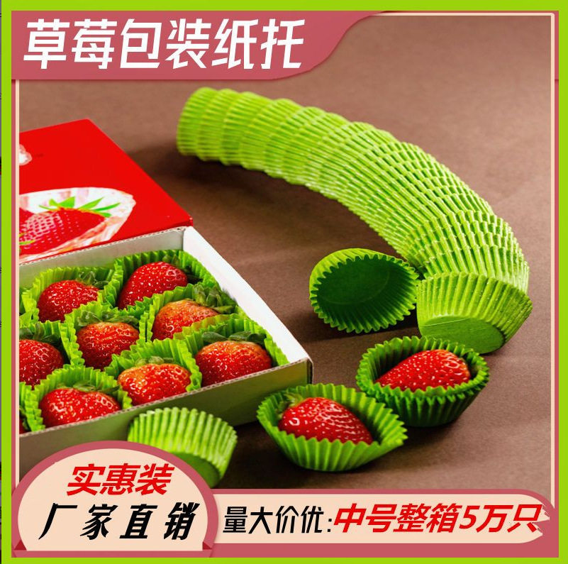 绿色蛋糕纸杯托纸垫通用